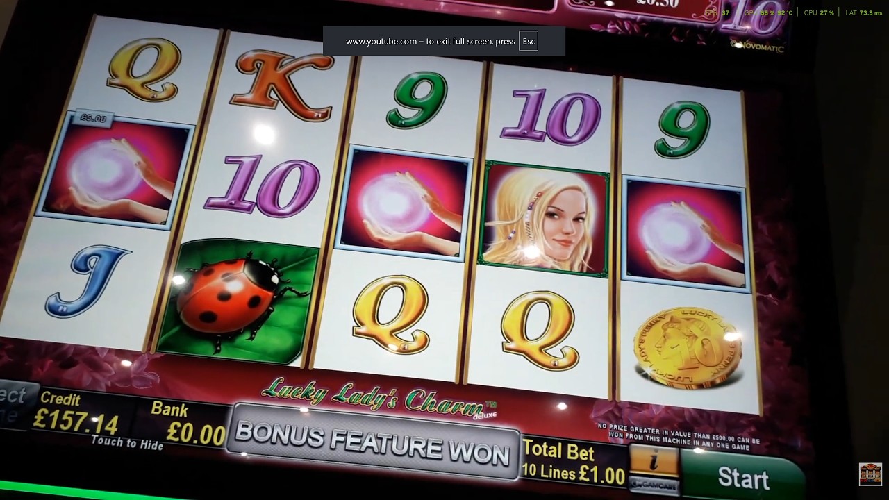 NOVOMATIC 500 LUCKY LADYS CHARM DLX IPUB 2 ORIGINAL UK ARCADES SLOT  SESSION - WSM GRAND PIER 2026