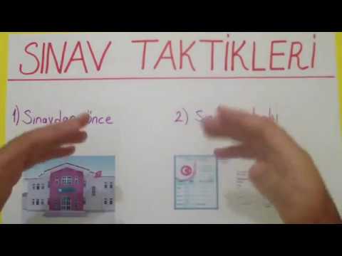 SINAV TAKTİKLERİ - Şenol Hoca