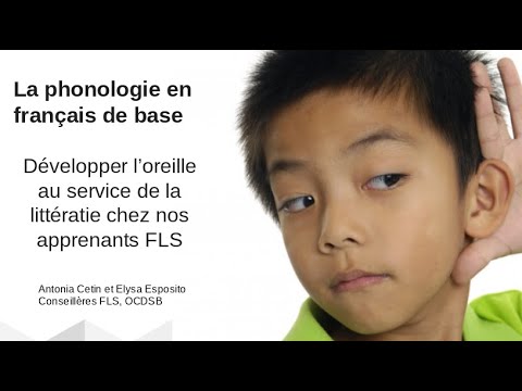 La conscience phonologique et phonémique dans le contexte fls