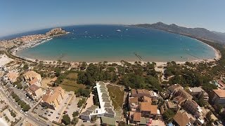 preview picture of video 'Les Castors Camping Calvi Corse aérien'