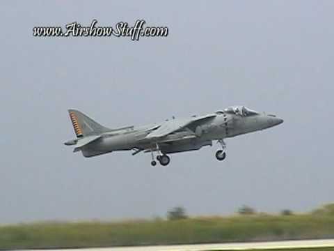 USMC AV-8B Harrier Demonstration - Entire Performance - Cleveland 2009
