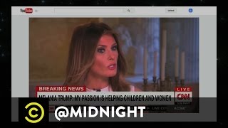 Melania Trump's Cyberbullying Concerns - @midnight with Chris Hardwick