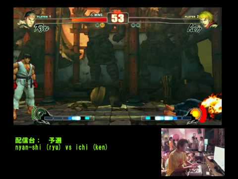 SF4:Nyanshi (Ry) vs Ichi★ (Ke) - Gods Garden