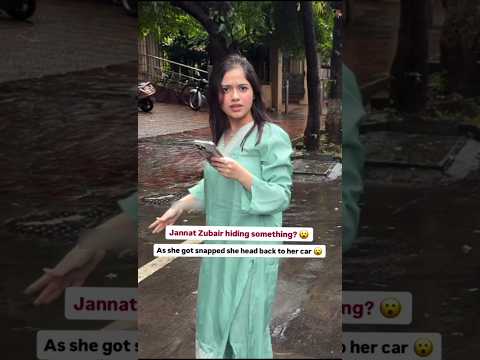 Jannat Zubair Hiding Something #shorts #jannatzubair