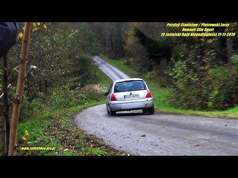 Parylak S. / Piotrowski J.- Renault Clio Sport - 19 Jasielski Rajd Niepodległości 11-11-2019