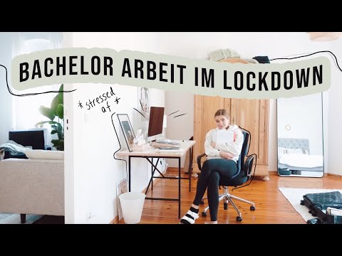 Design Bachelor Arbeit im Lockdown schreiben // I'mJette