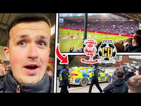 IT ALL KICKS OFF at LINCOLN vs CAMBRIDGE 🤯