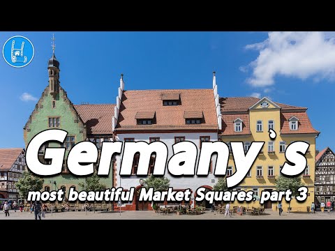 Germany’s most beautiful Market Squares, part 3 🇩🇪♥️ 4K