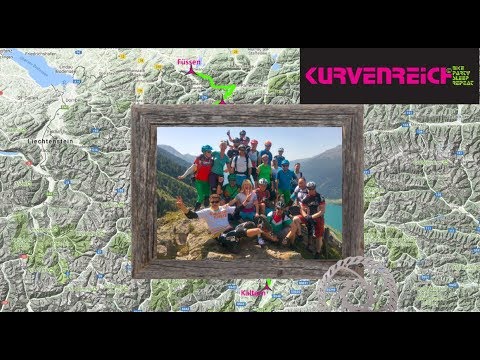 Alpencross Kurvenreich 2017 von Füssen zum Kalterersee