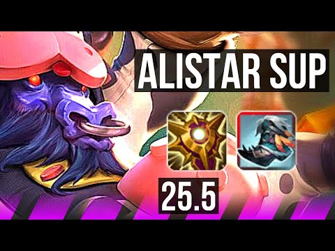 ALISTAR & Kai'Sa vs LULU & Zeri (SUP) | 600+ games | KR Grandmaster | 25.5