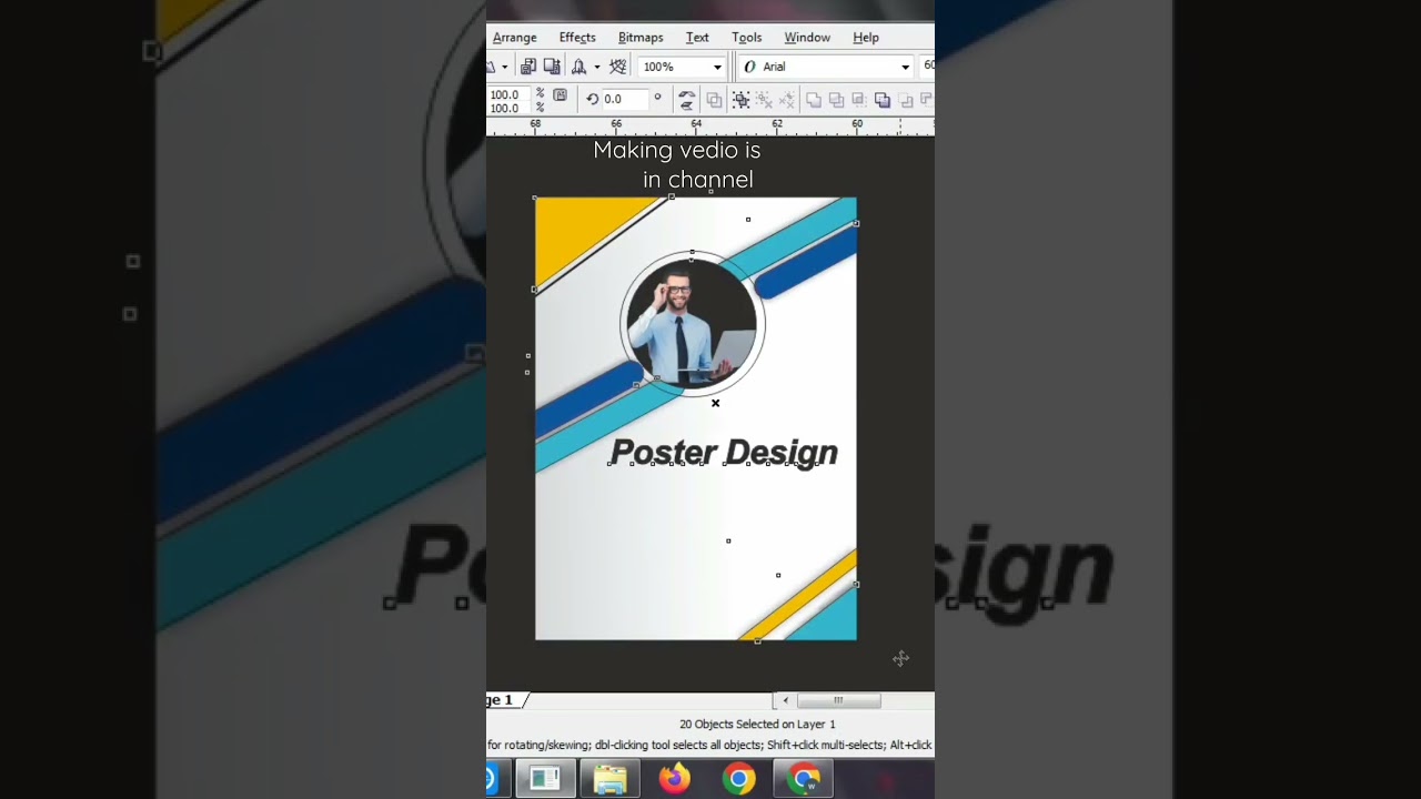 poster design #tutorial #coreldraw #graphics #learning #designer #tips #tricks