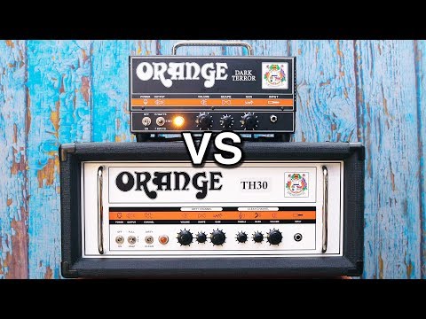 Orange Dark Terror 15 watt head - Black image 8