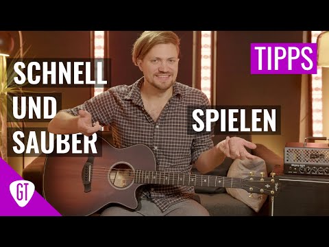 Schnell und sauber Gitarre spielen - SO geht's wirklich! | Tipps und Tricks