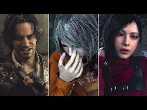 Resident Evil 4 — Luis Saves Leon and Ashley, Explains The Infection & Ada Wong Segment (All Scenes)