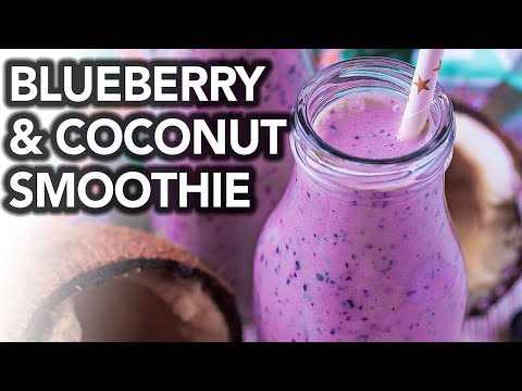 Quick & Nutritious - Blueberry Coconut Smoothie Delight!