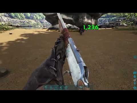 Ark Survival Evolved - Longneck Rifle vs Super Turkey's