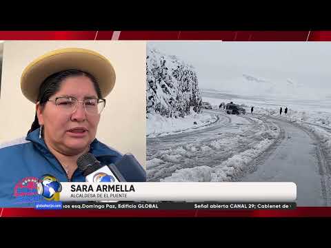 EVALUAN DAÑOS OCASIONADOS POR NEVADAS EN ZONA ALTA DE TARIJA