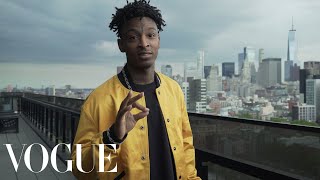 Getting Ready With 21 Savage | Vogue