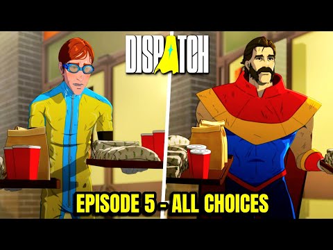 DISPATCH Episode 5 All Choices & Outcomes | Romances, Water Boy, Phenomaman, Coupe, Sonar etc.