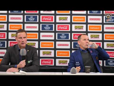 Presskonferensen efter Frölunda – Luleå