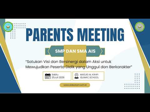 Parents Meeting SMP SMA AIS 2026 2027