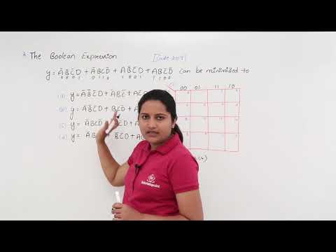 Boolean Expression Using K Map Gate Problem Example