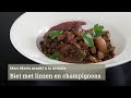 Bieten, linzen & paddenstoelenschotel