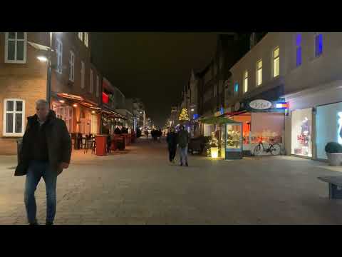Sylt Westerland Friedrichstraße Nacht 3 de janeiro de 2023