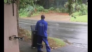 preview picture of video 'City of #Joburg employee stealing a #pikitup bin'