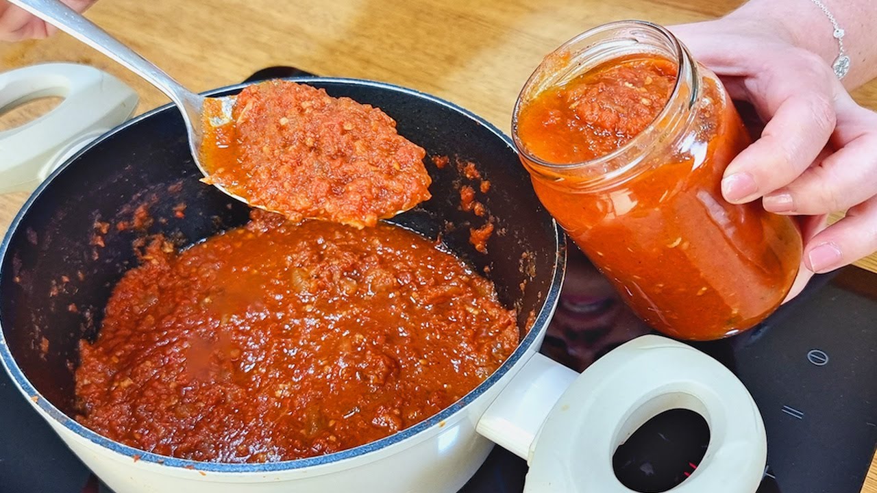 MOLHO DE TOMATE CASEIRO, FÁCIL E RÁPIDO - É Delicioso, Saudável e Barato - 100% NATURAL