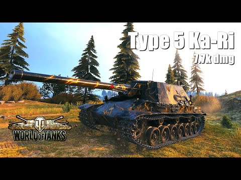 Type 5 Ka-Ri, 7.7K Damage, 8 Kills (Radley's), Karelia - World of Tanks
