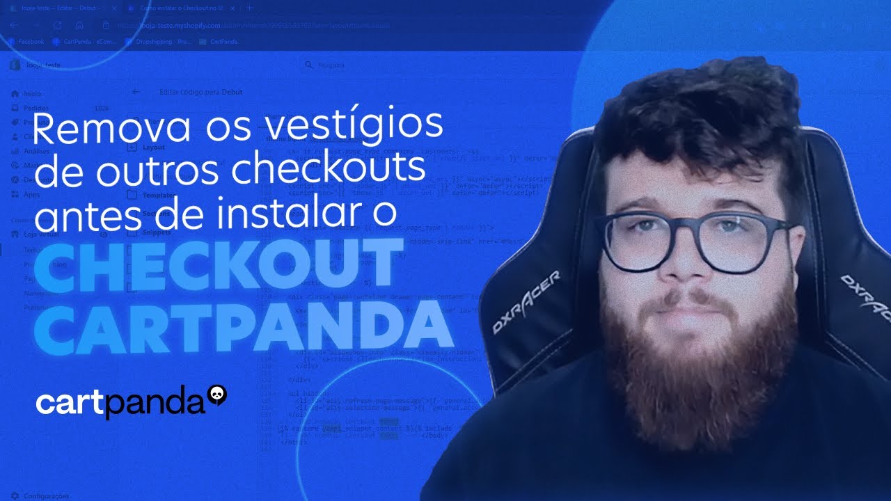 REMOVA esse CÓDIGO do seu checkout ANTIGO para INSTALAR o CHECKOUT CARTPANDA