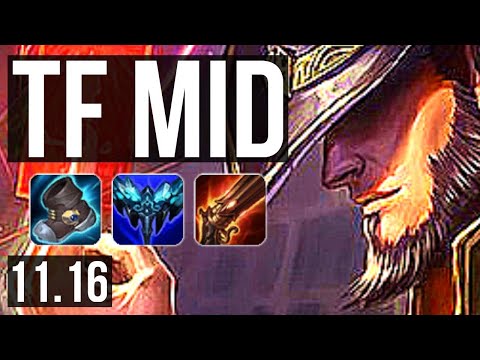 TWISTED FATE vs SERAPHINE (MID) | 3.0M mastery, 2/1/10, 1000+ games | EUW Master | v11.16