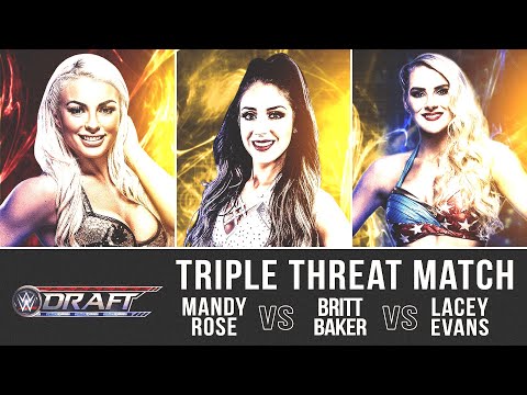 WWE 2K19 Universe Mode  - WWE Draft - Mandy Rose v Britt Baker v Lacey Evans