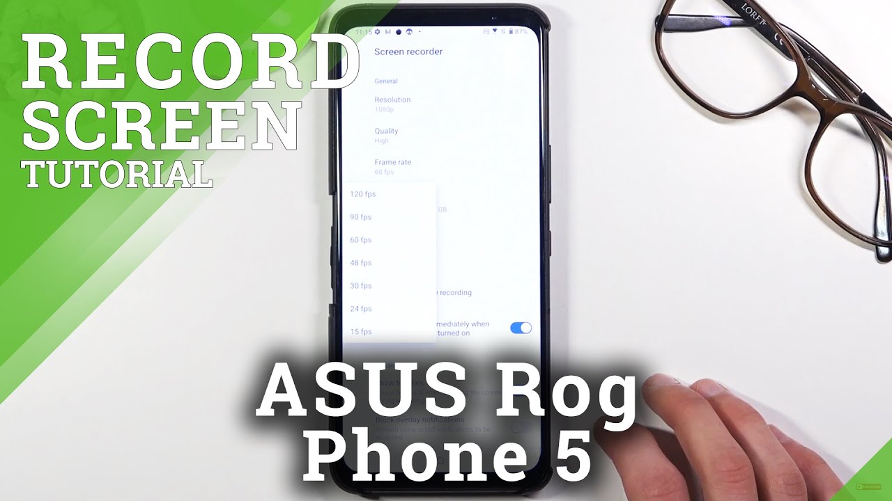 How to Record Screen in ASUS ROG Phone 5 – Screen Recorder