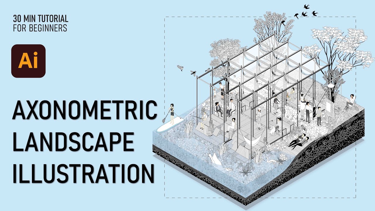 Axonometric Illustration from Scratch: A Clean Architectural Workflow