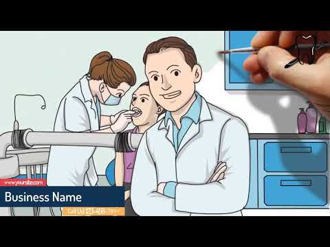 Dentist Toothache Whiteboard Animated Promo Video 2