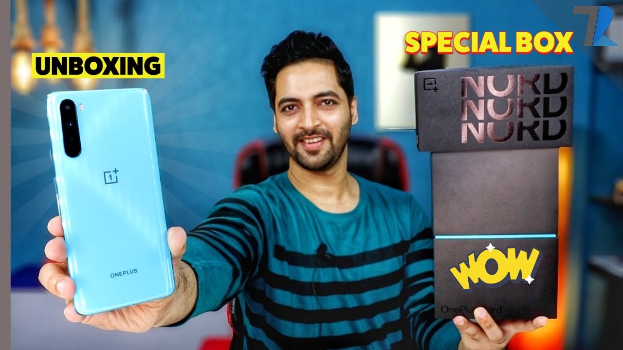 Oneplus Nord Indian Unit - Unboxing & First Impressions🔥 | 90Hz sAMOLED | SD 765G | Oxygen OS & More