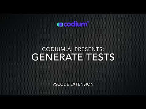 Tutorial - Generate test suite with CodiumAI [VSCode extension v0.5]