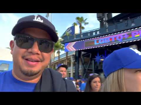 LGBTQ+ DODGERS Pride Night 2022!! Date night turned into a night of fabulousness!!! #pride