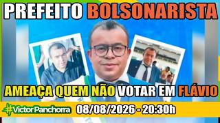 PREFEITO BOLSONARISTA AMEAÇA SERVIDORES QUE NÃO VOTAREM EM FLÁVIO E CRIA MÚSICA CONFIRMANDO A AMEAÇA