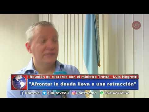 Reunión de rectores con el ministro de Educación