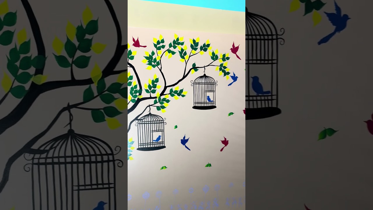 New ideas simple tree wall art #rangchobi_wallart