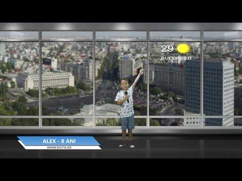 ALEX VLADUT ne prezintă vremea - Proiect Meteo cu Daniel Nițoiu la Școala TV Dicție.ro