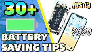 iOS 13 - Battery Life SAVING Tips! (30+ TIPS TO STOP BATTERY DRAIN) *NEW* 2020