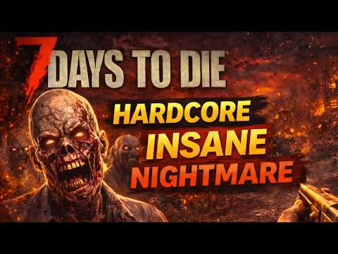 Can I Survive Insane-Nightmare in 2.5? - 7 Days To Die (Episode 1B)