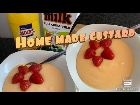Home made custard| South African.