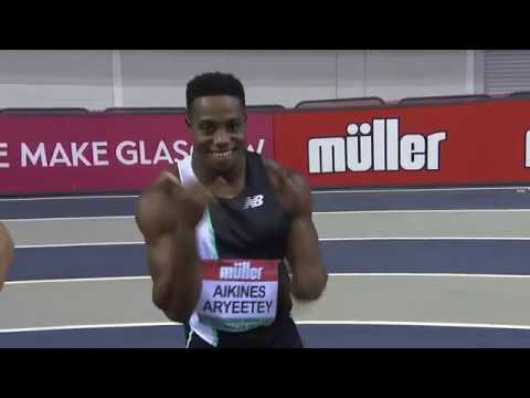 Men's 60M Heat 1 of 2 Glasgow Indoors 2020