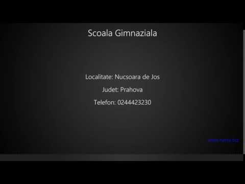 Scoala Gimnaziala Nucsoara de Jos