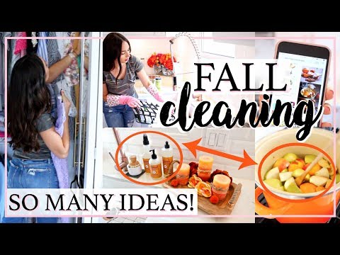 FALL INSPIRED CLEANING ROUTINE 2018 ALL DAY CLEAN WITH ME! | Alexandra Beuter